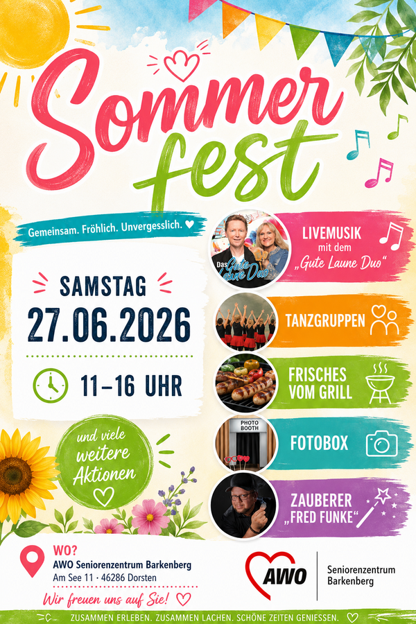 Plakat Sommerfest 2026