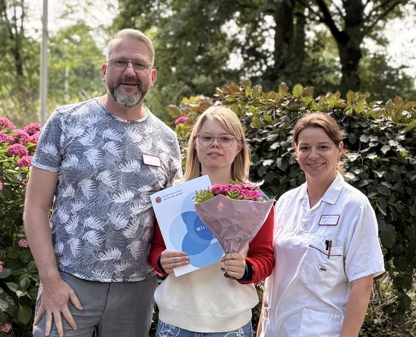 Maja Mast wird herzlich gratuliert