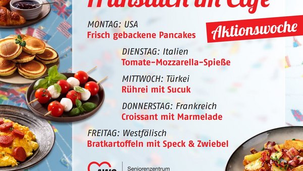Frühstücksangebot in der Aktionswoche gegen Rassismus