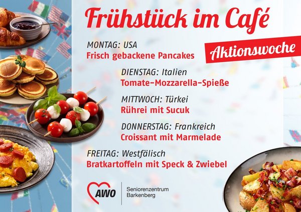 Frühstücksangebot in der Aktionswoche gegen Rassismus